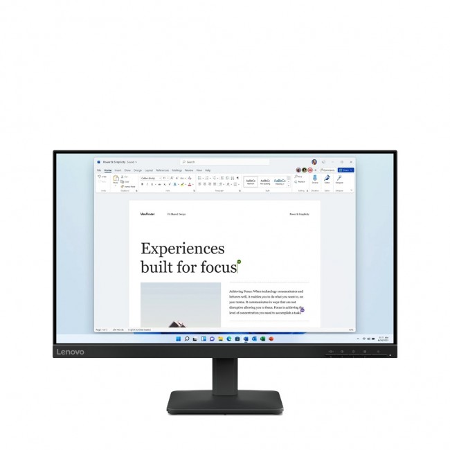 Lenovo L24-4e computer monitor 60.5 cm (23.8 Lenovo L24-4e computer monitor 60.5 cm (23.8