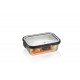 Set of 3 rectangular glass containers Gefu Milo G -12799
