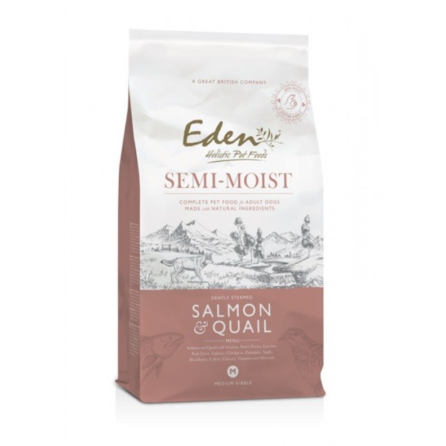 EDEN Semi-Moist Salmon & Quail - semi-moist dog food - 10kg