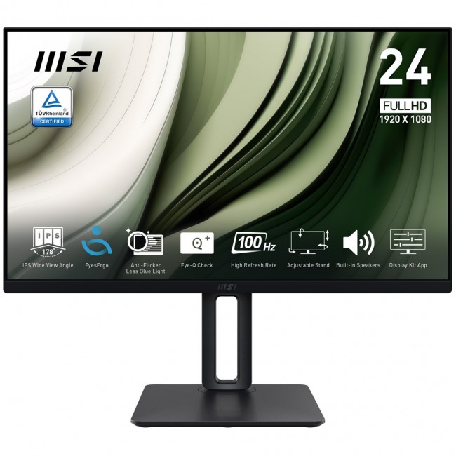 MSI Pro MP245PG 24 inch IPS FHD HDMI/DP Pivot - Flat Screen - 61 cm