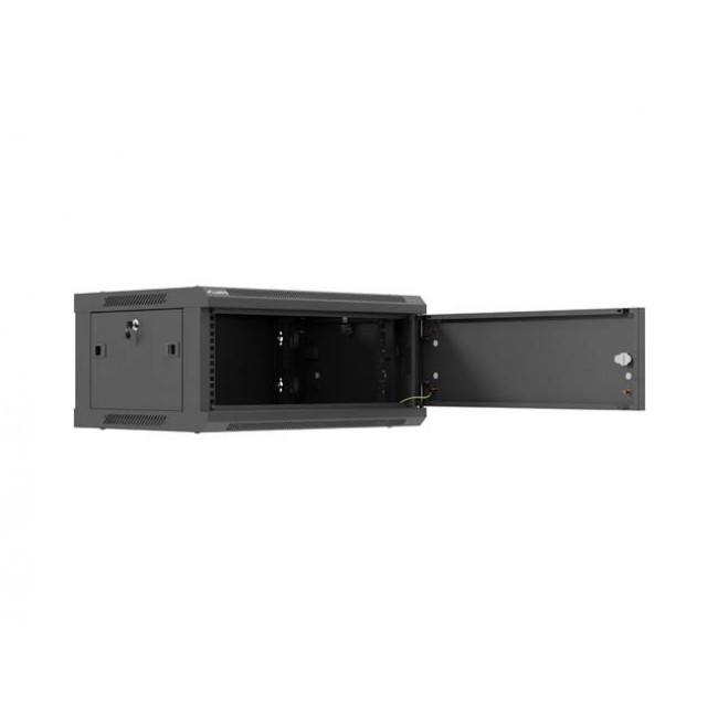 Lanberg WF01-6404-00B rack cabinet 4U Wall mounted rack Black