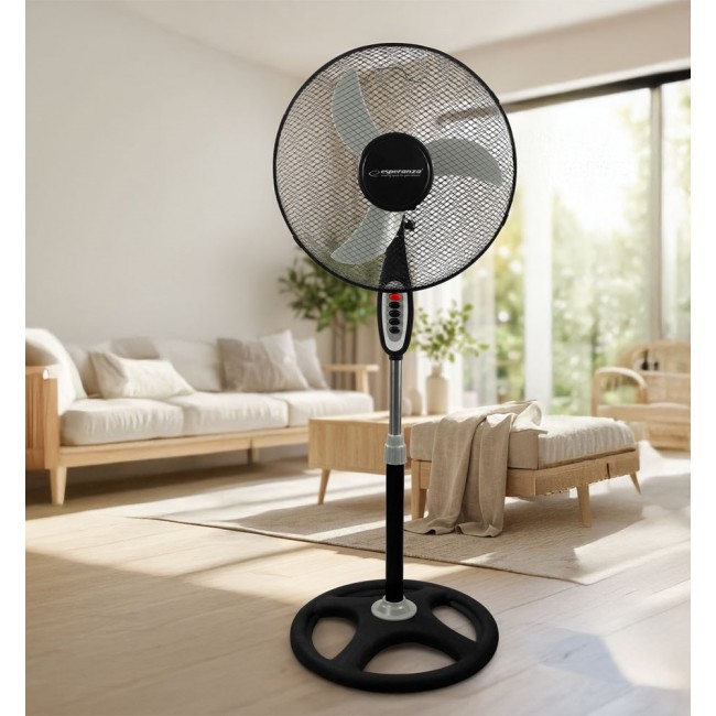 Esperanza EHF002KE, 16 '' standing fan, Black and Gray