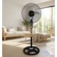 Esperanza EHF002KE, 16 '' standing fan, Black and Gray