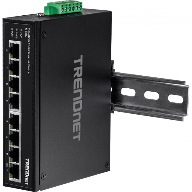 Trendnet TI-E80 network switch Unmanaged Fast Ethernet (10/100) Black Trendnet TI-E80 network switch Unmanaged Fast Ethernet (10/100) Black