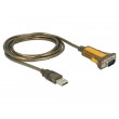 DeLOCK 65840 serial cable Black, Yellow 1.5 m USB Type-A DB-9