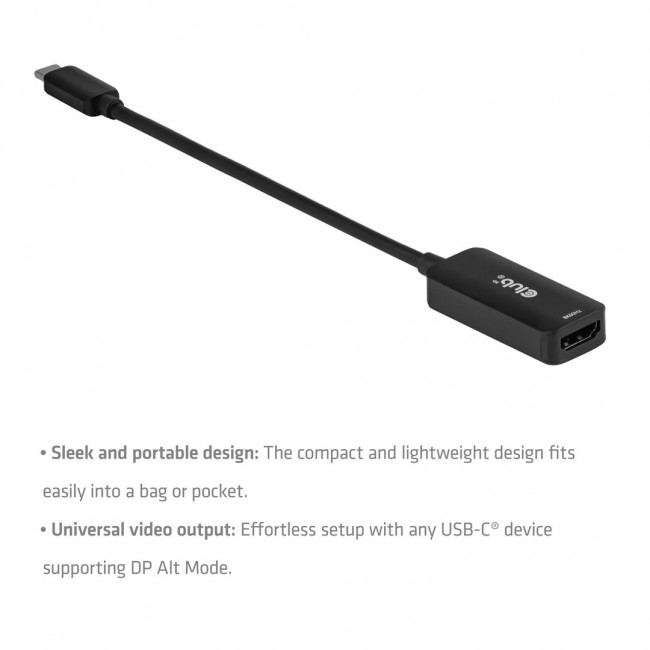 CLUB3D USB-C to HDMI 2.1 Adapter 8K60Hz
