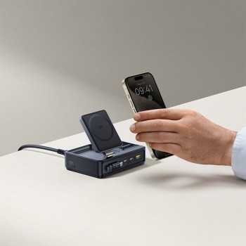 Baseus Nomos Universal Black AC Wireless charging Fast charging Indoor