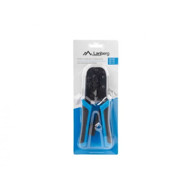 Lanberg NT-0201 cable crimper Crimping tool Black, Blue