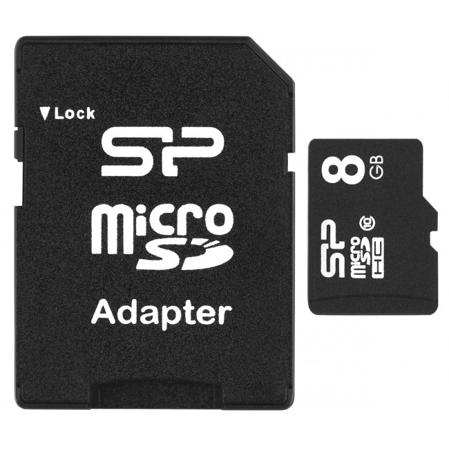 Silicon Power SP008GBSTH010V10SP memory card 8 GB MicroSDHC Class 10 Silicon Power SP008GBSTH010V10SP memory card 8 GB MicroSDHC Class 10