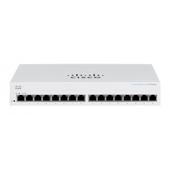 Cisco CBS110 Unmanaged L2 Gigabit Ethernet (10/100/1000) 1U Grey