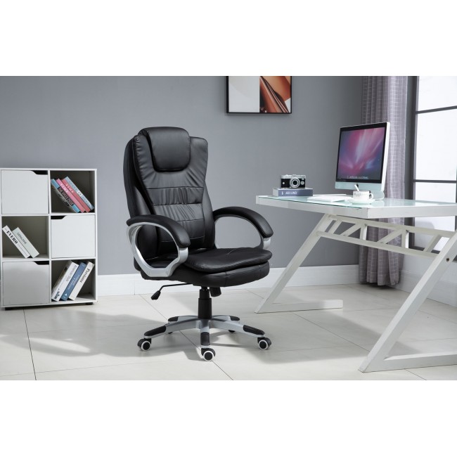 Office chair with massage, heated ACTIVEJET YK7304 black Office chair with massage, heated ACTIVEJET YK7304 black