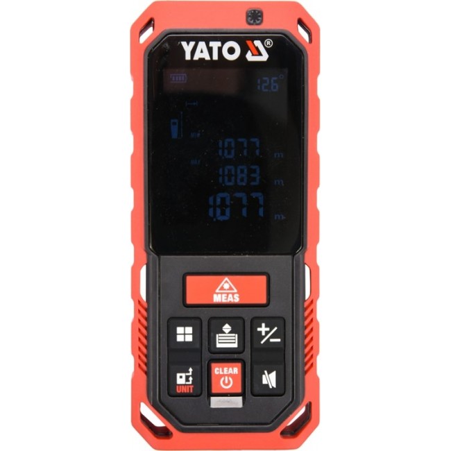 Yato YT-73126 distance meter Laser distance meter Black, Red 40 m