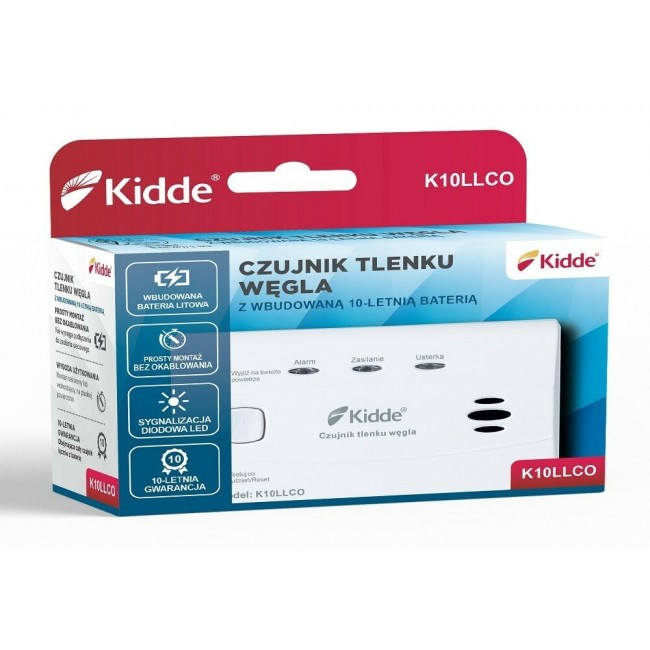 Smoke and carbon monoxide detector K10LLCO KIDDE