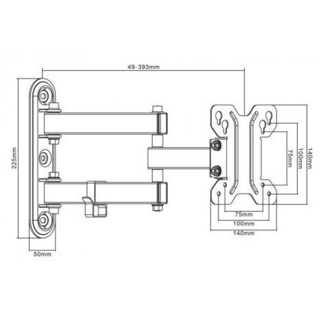 Maclean MC-740 TV mount 13-23 Maclean MC-740 TV mount 13-23