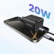 UGREEN X512 20W GAN 1X USB-C Mains Charger - Black UGREEN X512 20W GAN 1X USB-C Mains Charger - Black