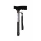 Folding walking stick ACTIONMED black