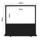 Maclean MC-213 Portable Projection Screen, Compact, Floor, 100