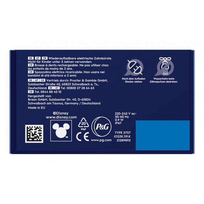 Oral-B iO Kids Stitch Child Rotating toothbrush Blue