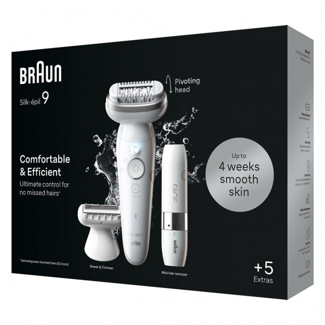 Braun Silk- pil 9 9-341 epilator 40 tweezers White Braun Silk- pil 9 9-341 epilator 40 tweezers White