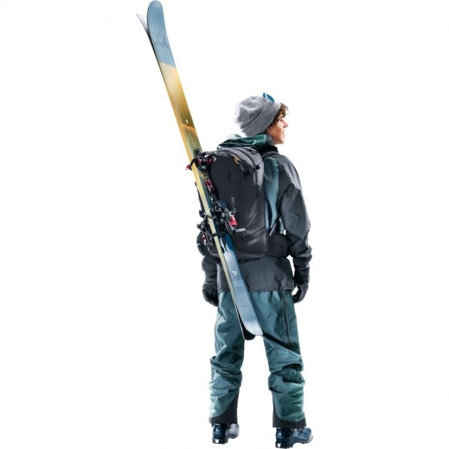 Ski touring backpack Deuter Freerider 30 L Black Ski touring backpack Deuter Freerider 30 L Black
