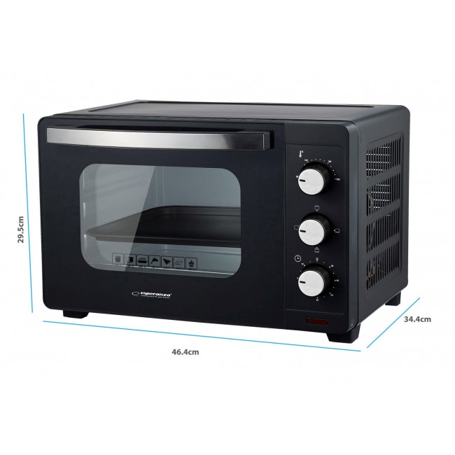 Esperanza EKO008N Mini Oven 20 l 1280 W Black