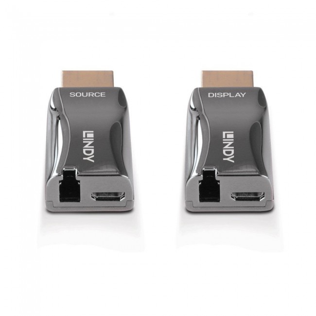 Lindy 300m Fibre Optic HDMI 4K60 Dongle Extender