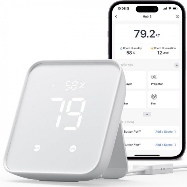 SwitchBot HUB 2 smart home transmitter Wireless Wall-mounted IR Wireless