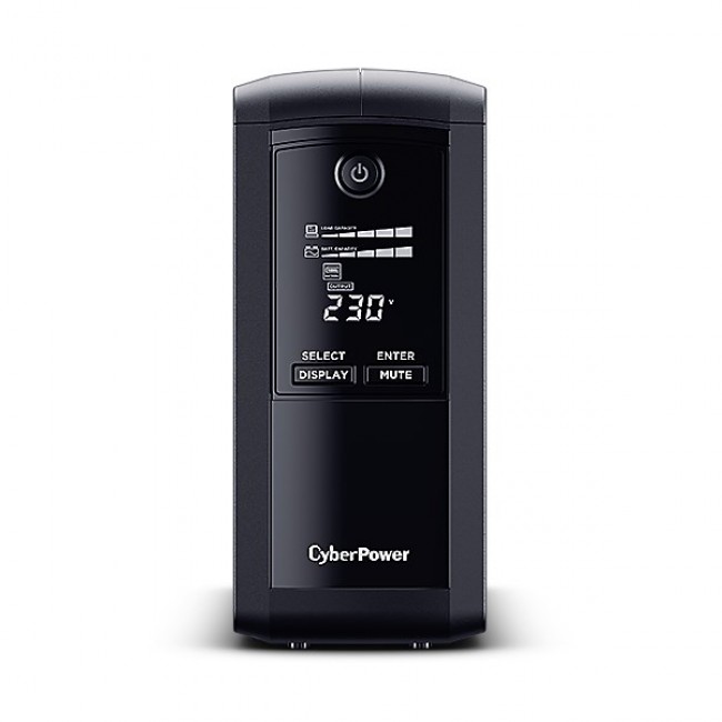 CyberPower VP700EILCD uninterruptible power supply (UPS) Line-Interactive 0.7 kVA 390 W 6 AC outlet(s) CyberPower VP700EILCD uninterruptible power supply (UPS) Line-Interactive 0.7 kVA 390 W 6 AC outlet(s)