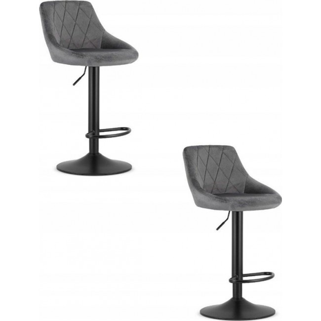 BAR CHAIR KAST GREY 85-105X36X34