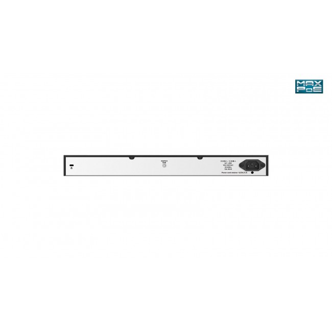 D-Link 24-Port Desktop Gigabit Unmanaged PoE Switch with 2 x 100/1000Mbps Combo Ports