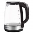Sencor SWK 2090BK electric kettle 2 L 2200 W Black, Stainless steel, Transparent