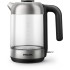 Philips 5000 series HD9339/80 electric kettle 1.7 L 2200 W Black, Stainless steel, Transparent