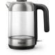 Philips 5000 series HD9339/80 electric kettle 1.7 L 2200 W Black, Stainless steel, Transparent