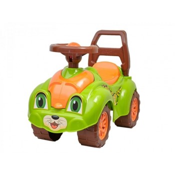 Green ride-on car with horn opening seat TechnoK 3428 p3