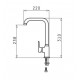 Kitchen faucet PYRAMIS SILVIO 090929338 chrome Kitchen faucet PYRAMIS SILVIO 090929338 chrome