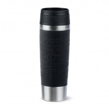 EMSA Travel Mug Classic N2022000 travel mug 500 ml Black, Stainless steel Stainless steel