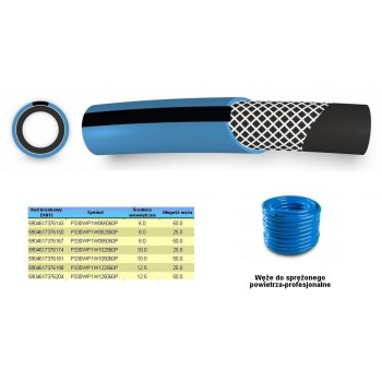 POLIX AIR COMPRESSION HOSE SKY12.5*50m 4-PLY