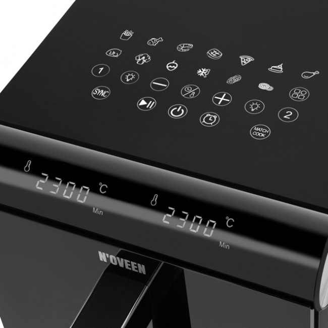 Noveen DoubleCrisp AF5050 X-LINE Fat-free deep fat fryer 1700 W Black Noveen DoubleCrisp AF5050 X-LINE Fat-free deep fat fryer 1700 W Black