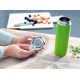 Leifheit 03277 travel mug 600 ml Black, Green Stainless steel