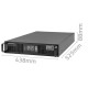Qoltec Uninterruptible Power Supply (UPS) for RACK | 2.4kVA | 2400W | Power Factor 1.0 | LCD | EPO | USB | Online