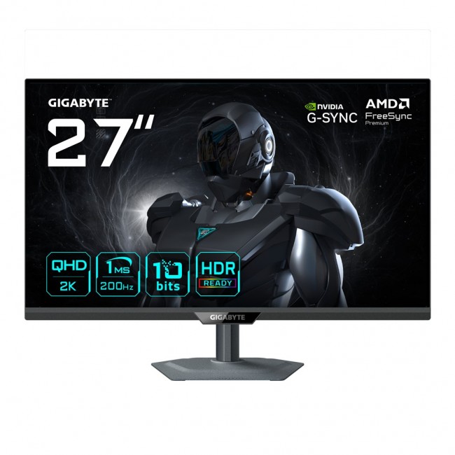 GIGABYTE G27Q2 27 2K QHD Gaming Monitor - 2560 x 1440, 200Hz, 1ms, 350 cd/m , G-Sync Compatible, FreeSync Premium, HDR10, HDMI 2.0, Displayport 1.4 GIGABYTE G27Q2 27 2K QHD Gaming Monitor - 2560 x 1440, 200Hz, 1ms, 350 cd/m , G-Sync Compatible, FreeSync Premium, HDR10, HDMI 2.0, Displayport 1.4