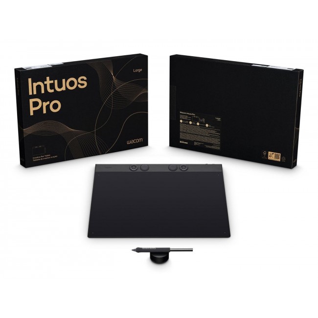 Wacom Intuos Pro Large graphic tablet Black 349 x 195 mm USB/Bluetooth Wacom Intuos Pro Large graphic tablet Black 349 x 195 mm USB/Bluetooth