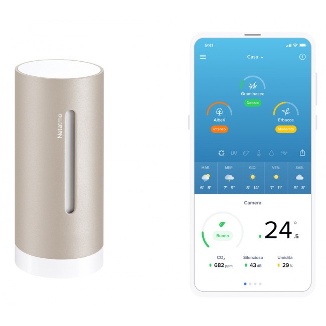 Netatmo NIM-S-WW digital weather station Sand Battery