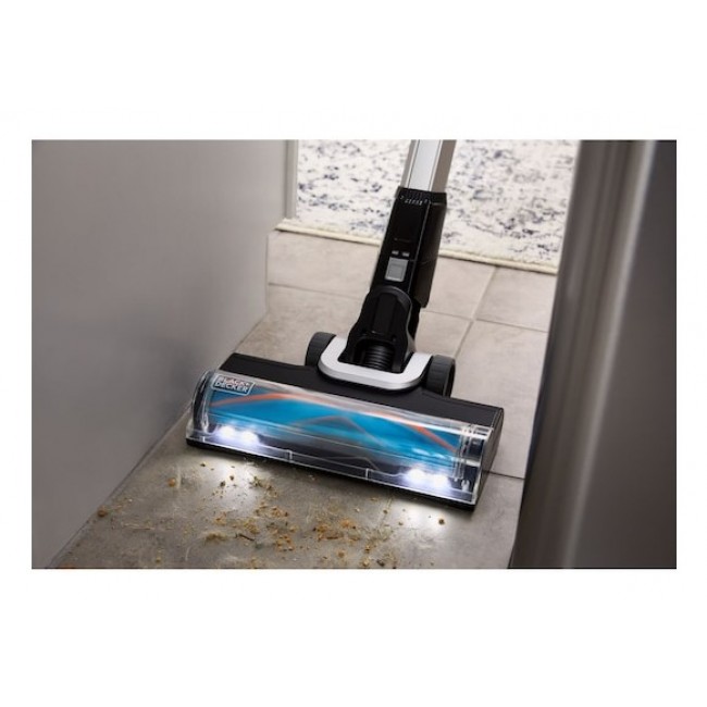 Black & Decker BHFEB520D1-QW stick vacuum/electric broom Battery Dry Cyclonic Bagless Black, Silver, Transparent 2 Ah