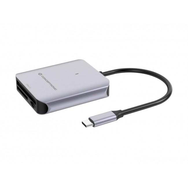 Conceptronic BIAN09G 3-in-1 Card Reader USB 3.2 Gen 2, CFast 2.0, SD TF/MicroSD 4.0, UHS-II