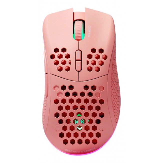 Deltaco Gaming GAM-120-P keyboard RF Wireless + USB Type-C Pink