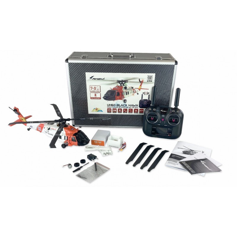 Amewi UH60 Black Hawk Radio-Controlled (RC) model Helicopter Electric engine 1:47 Amewi UH60 Black Hawk Radio-Controlled (RC) model Helicopter Electric engine 1:47