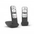 DECT cordless phone Gigaset A690 Duo black