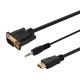 Savio Cl-198 HDMI cable 1.8 m HDMI Type A (Standard) Black