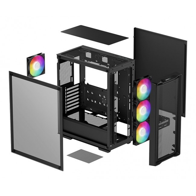 DeepCool CC560 MESH V2 Midi Tower Black